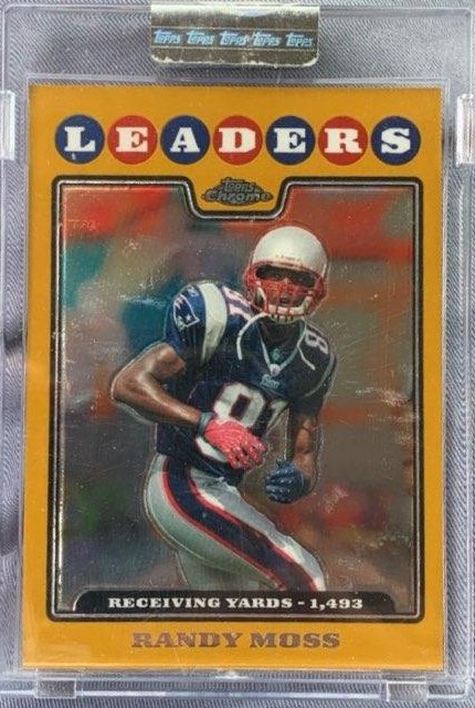 2008 Topps Chrome Randy Moss LEADERS #TC128 SN /199 TOPPS SEALED 