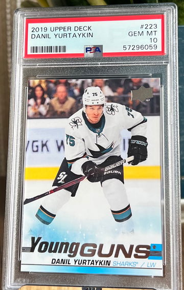 2019 Upper Deck #223 Danil Yurtaykin Young Guns PSA 10 Gem Mint RC Rookie Card!