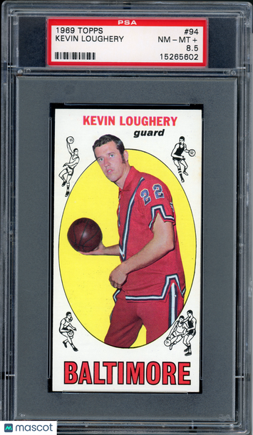1969 Topps Kevin Loughery #94 PSA 8.5
