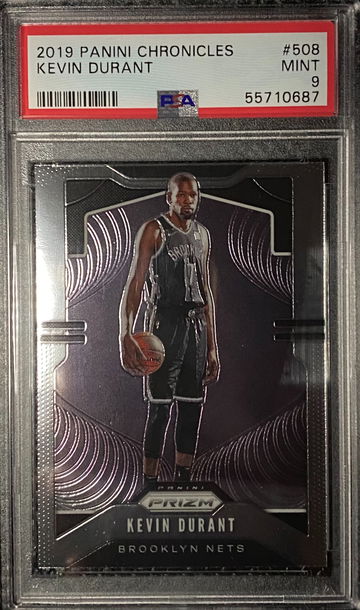Kevin Durant 2019 Chronicles Prizm Update PSA 9 #508