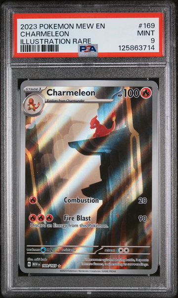 2023 Pokemon Scarlet and Violet 151 Illustration Rare Charmeleon #169 PSA 9