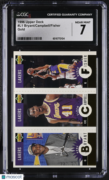 1996 Upper Deck Bryant/Campbell/Fisher #L1 Gold CGC 7