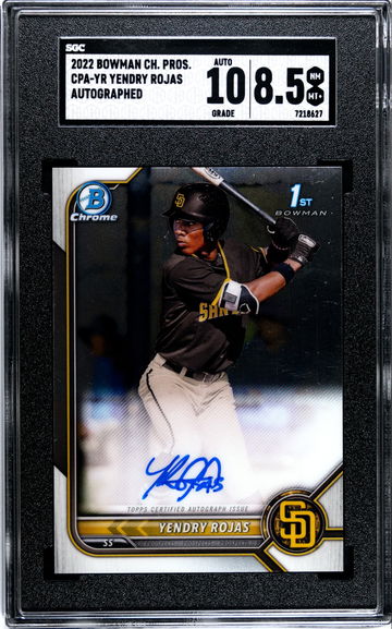 2022 Bowman Chrome Yendry Rojas CPA-YR Auto