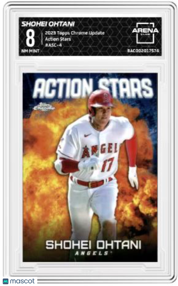 2023 Topps Chrome Update Shohei Ohtani #ASC-4 Action Stars Arena Club 8