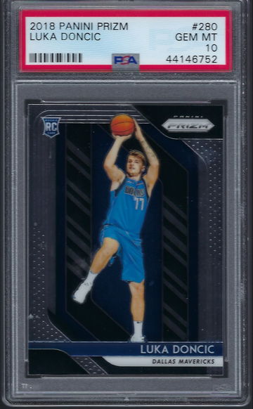Luka Doncic 2018 Panini Prizm PSA 10