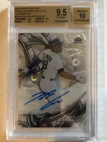 Nolan Arenado 2016 Topps Hi Tek auto #/50 #/50