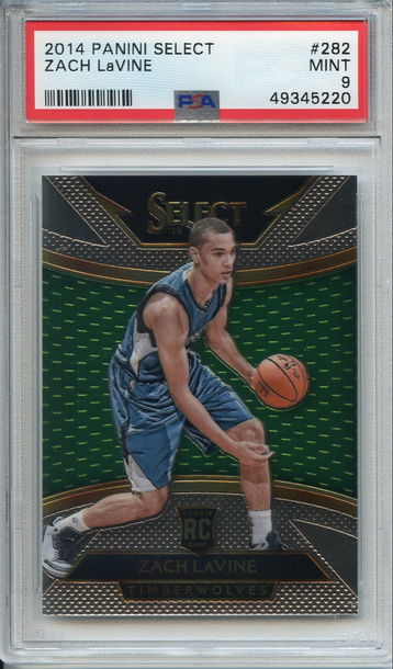 Zach Lavine 2014 Panini Select Courtside Rookie #282 PSA 9 