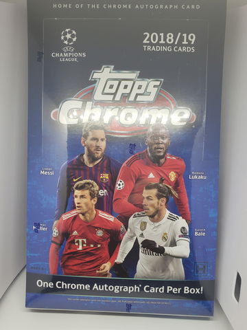 2018-2019 topps chrome champions league hobby box