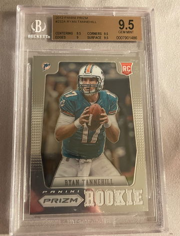2012 Ryan tannehill prizm bgs 9.5 pop 26