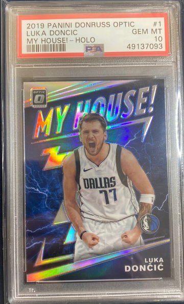 Luka Doncic My House Holo PSA 10
