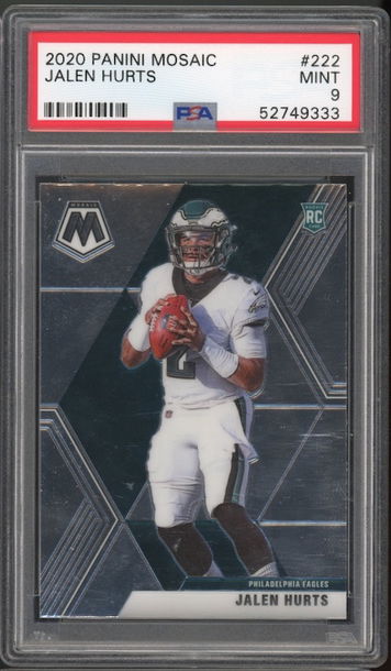 2020 mosaic Jalen Hurts psa 9