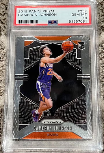 2019 Panini Prizm Cameron Johnson PSA 10