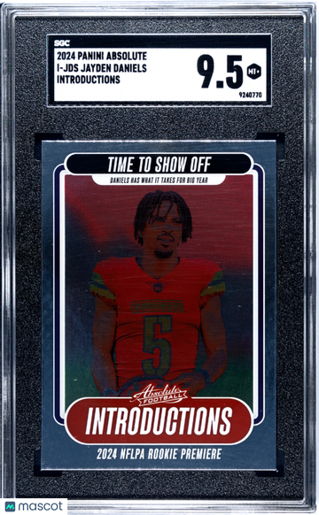 2024 Panini Absolute Jayden Daniels #I-JDS Introductions SGC 9.5
