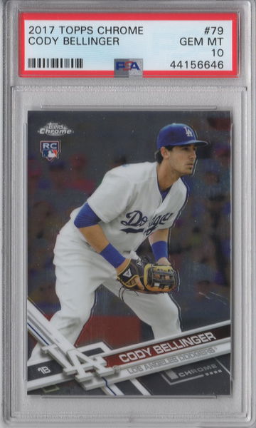 2017 Topps Chrome Cody Bellinger PSA 10
