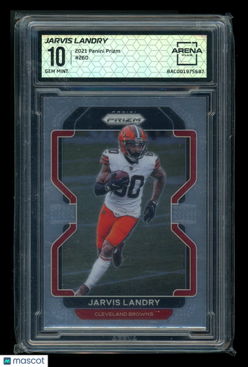 2021 Panini Prizm Jarvis Landry #260 Arena Club 10