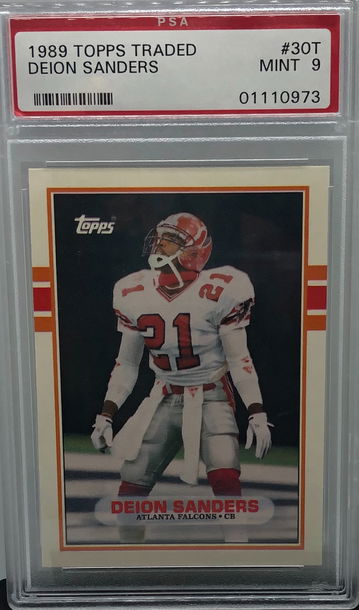 1989 Topps Deion Sanders 30T PSA 9 MT
