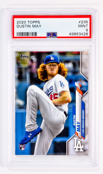 2020 Dustin May Topps    #235 PSA 9