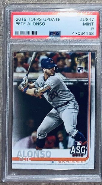 2019 Topps Update US47 Pete Alonso PSA 9