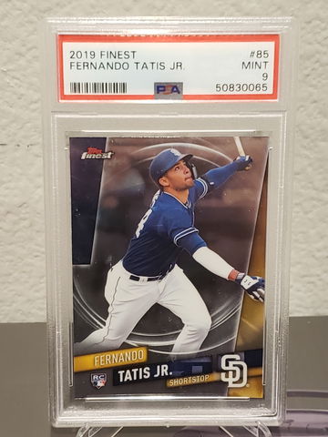 2019 TOPPS FINEST FERNANDO TATIS JR PSA 9 MINT