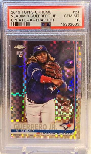Vladimir Guerrero Jr Topps Chrome Update Xfractor PSA 10
