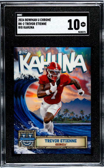 2024 Bowman U Chrome #BK-2 Trevor Etienne Big Kahuna SGC 10