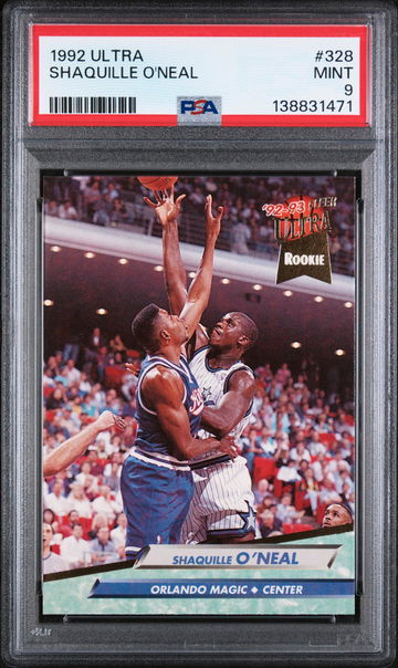 1992 Fleer Ultra Shaquille O'Neal #328 PSA 9