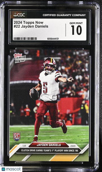 2024 Topps Now Jayden Daniels #22 CGC 10