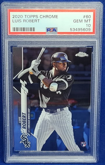 2020 Topps Chrome Luis Robert #60 PSA 10