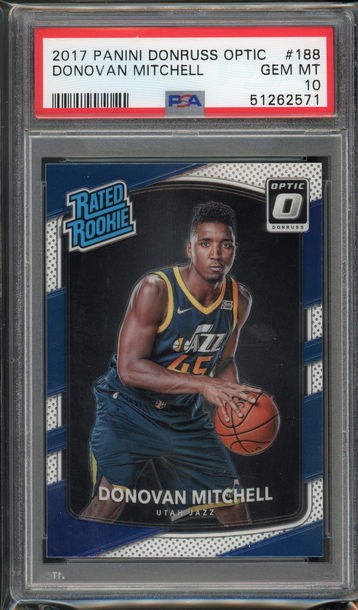 2017 Optic Donovan Mitchell PSA 10