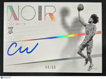 2020 2019-20 Panini Noir Coby White #SHS-CWI /99 Autograph