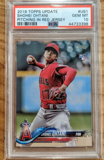2018 Topps Update US1 Shohei Ohtani RC Rookie