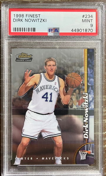 1998 Finest Dirk Nowitzki PSA 9