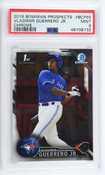 2016 Bowman Prospects Vladimir Guerrero Jr. Chrome PSA 9 #BCP55