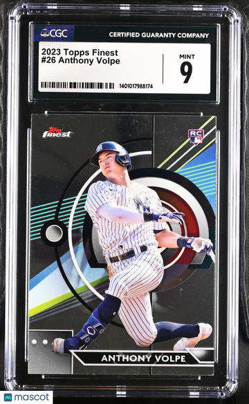 2023 Topps Finest Anthony Volpe #26 CGC 9