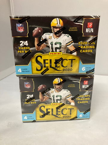 Lot of 2 2020 Select Football Blaster Boxes