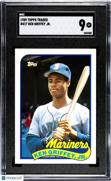 1989 Topps Traded Ken Griffey JR. #41T SGC 9