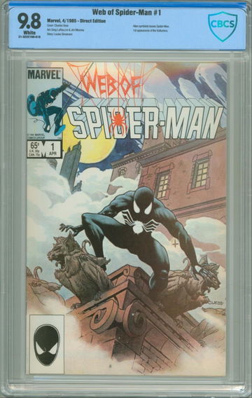 Web of Spider-Man #1 CBCS 9.8  White Pages