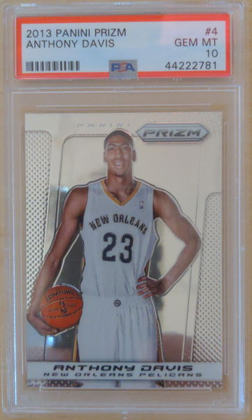 2013 Prizm anthony davis psa 10
