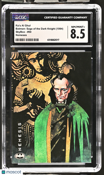 1994 SkyBox Batman: Saga of the Dark Knight Ra's Al Ghul #50 Nemeses CGC 8.5