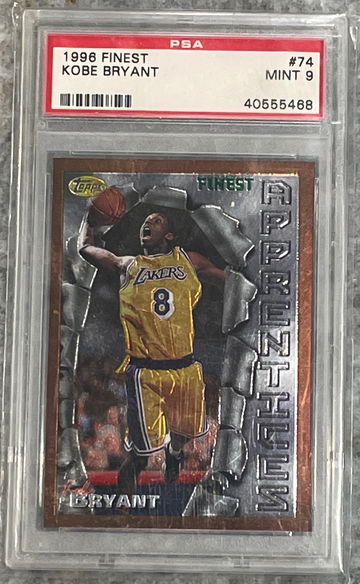 1996 Kobe Bryant Finest #74