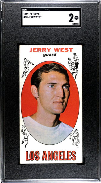 1969-70 Topps #90 Jerry West SGC 2