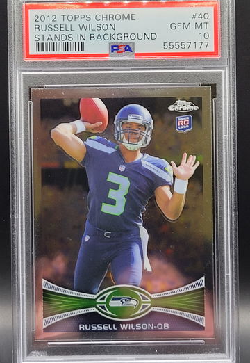 2012 Topps Chrome Russell Wilson #40 PSA 10