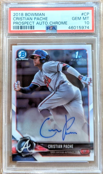 2018 Bowman CP Christian Pache Chrome Prospect Auto