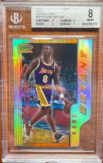 Kobe Bryant 1996 Bowman’s Best BP10 Rookie Refractor