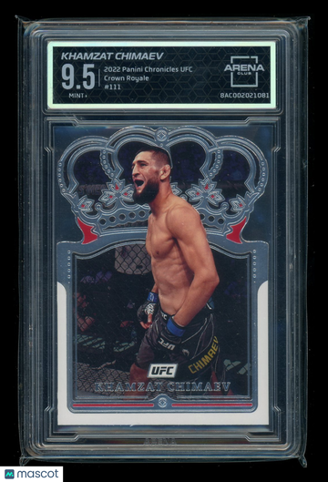 2022 Panini Chronicles Crown Royale Khamzat Chimaev #111 Arena Club 9.5