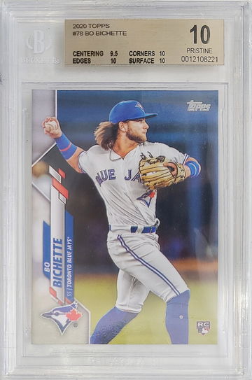 Bo Bichette Topps Series 1 BGS 10 Pristine 
