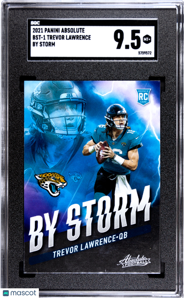 2021 Panini Absolute Trevor Lawrence #BST-1 By Storm SGC 9.5