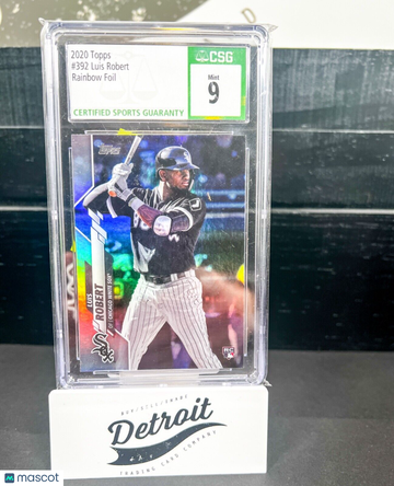 2020 Topps Luis Robert Rainbow Foil RC CSG 9 White Sox (1613)