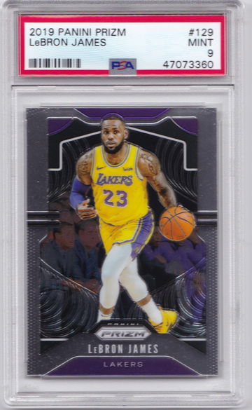 LeBron James 2019 Prizm PSA 9