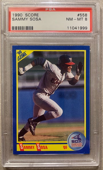 1990 Score Sammy Sosa RC #558